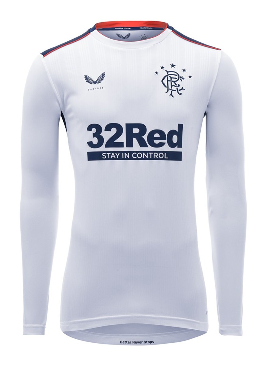 Segunda equipación de Glasgow Rangers 20-21