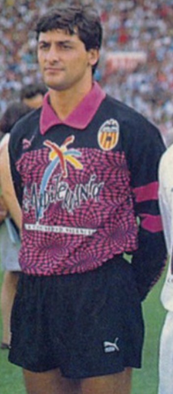 Equipación de portero de Valencia 92-93