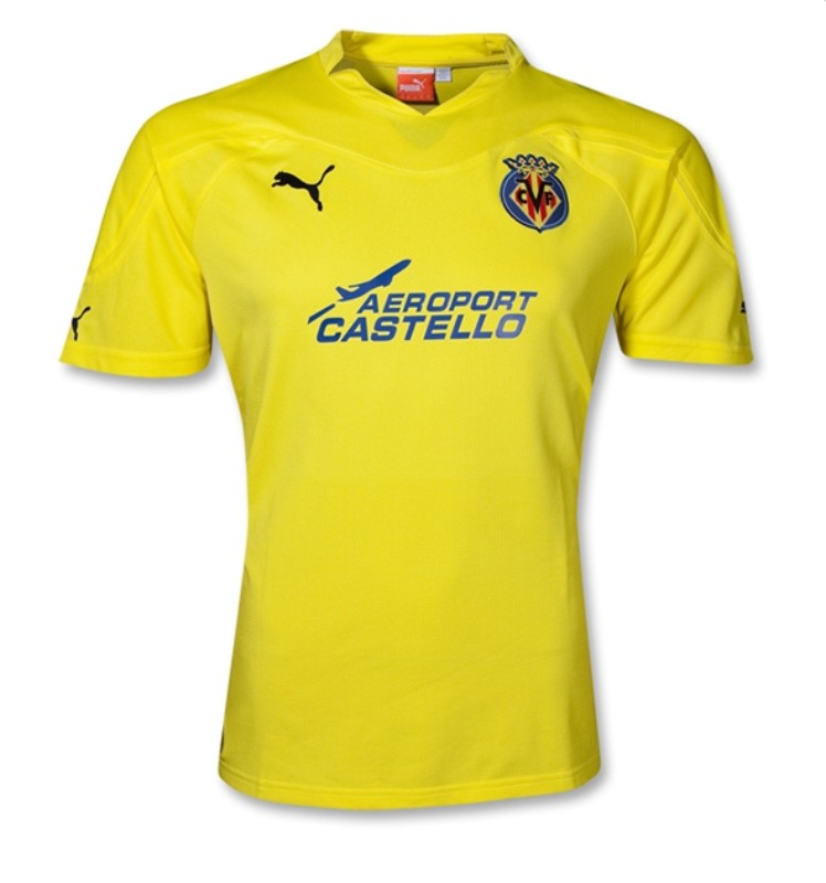 Primera equipación de Villarreal 10-11