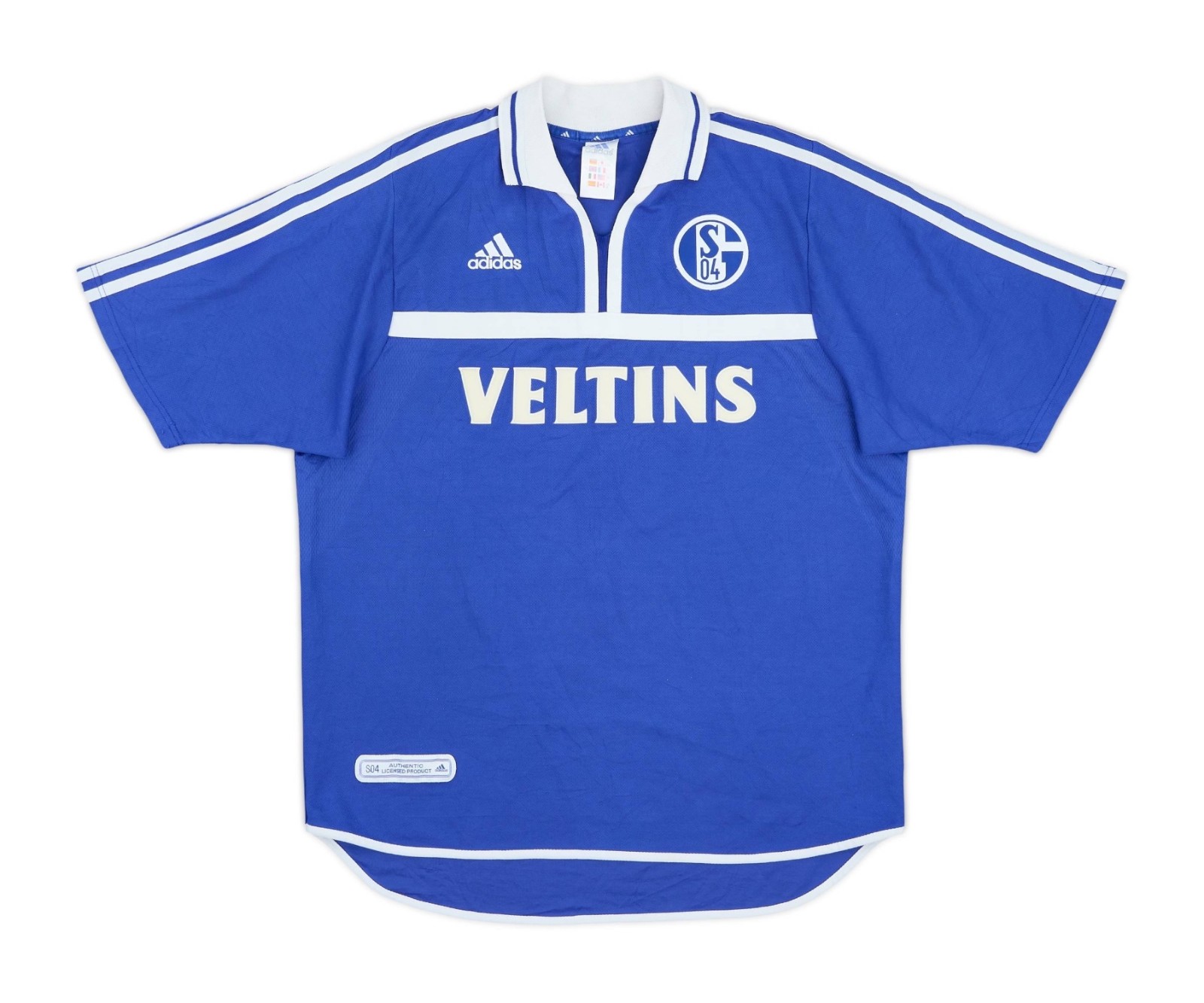 Primera equipación de Schalke 04 00-01