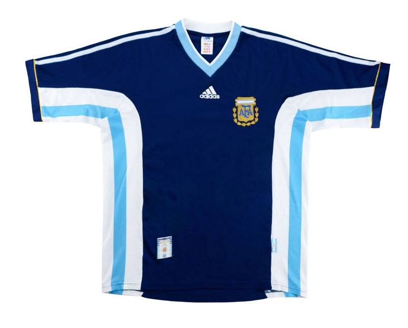 Segunda equipación de Argentina 1998