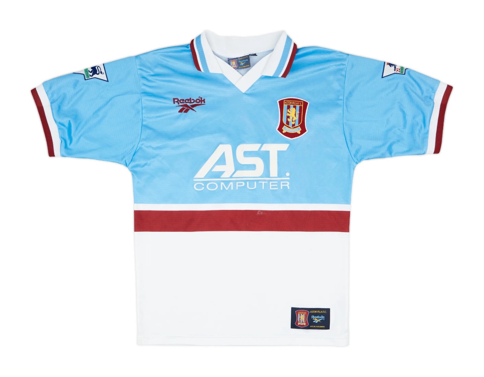 Segunda equipación de Aston Villa 97-98