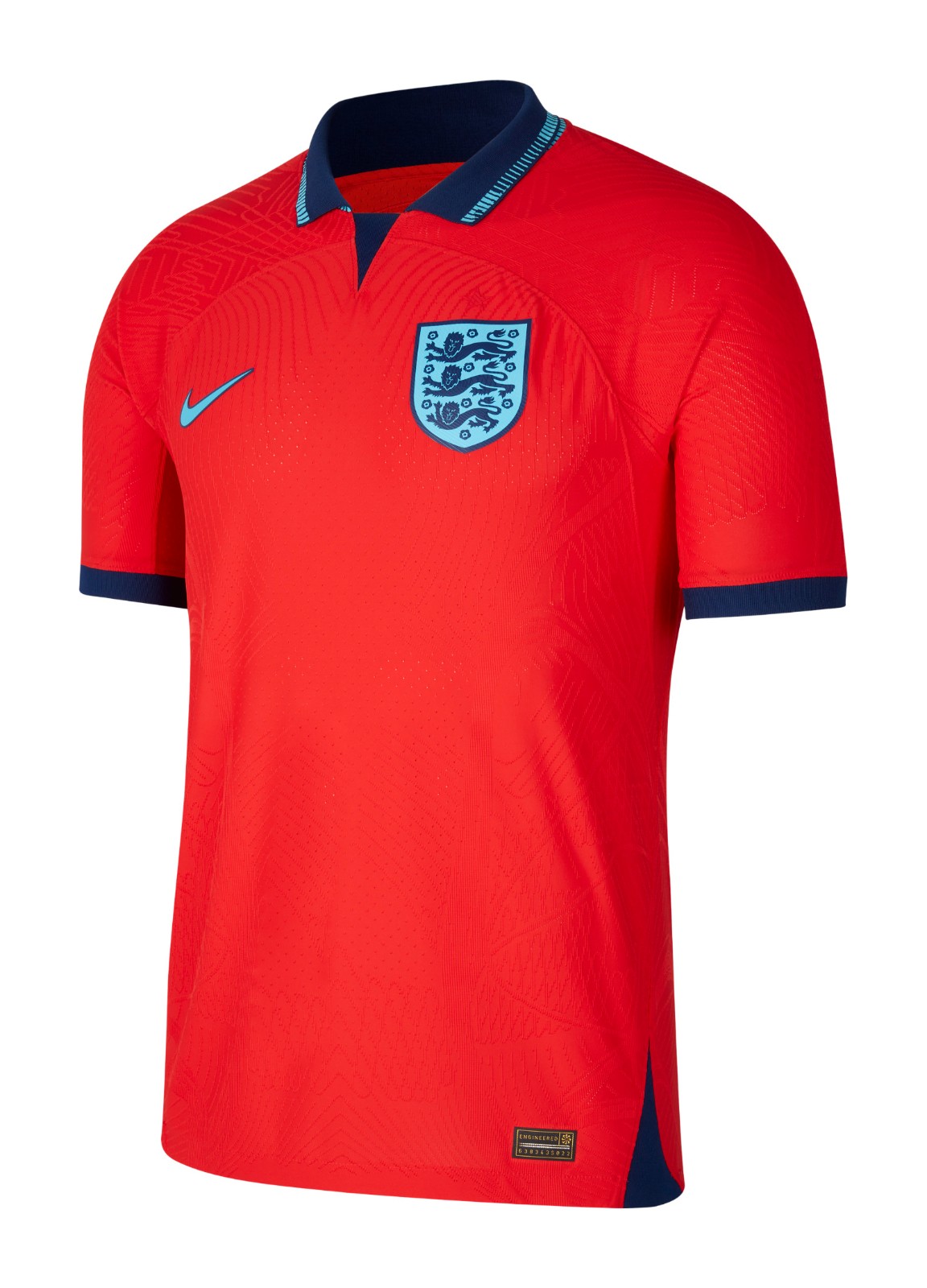Segunda equipación de Inglaterra 2022