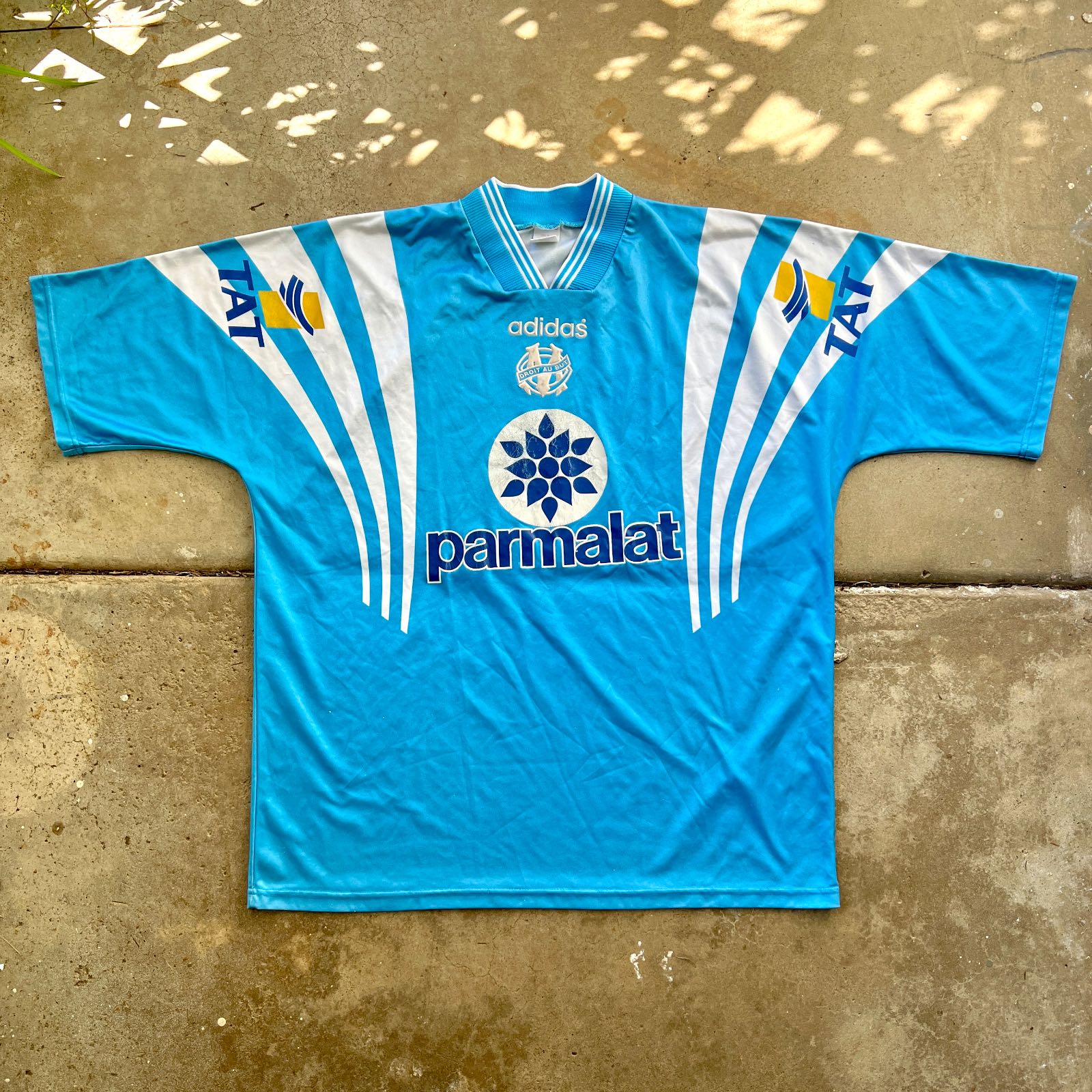 Segunda equipación de Olympique de Marsella 96-97