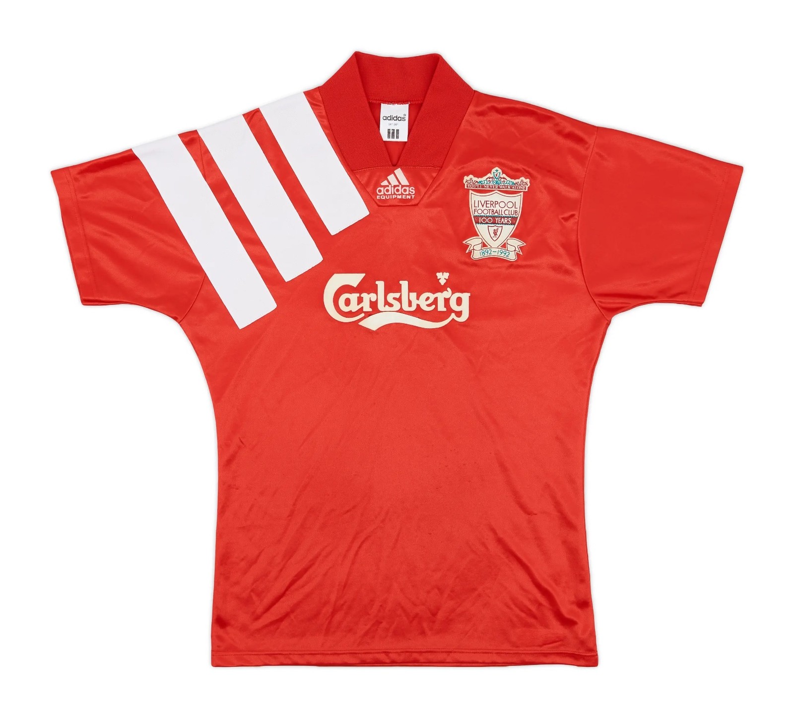 Primera equipación de LiverpoolFC 92-93