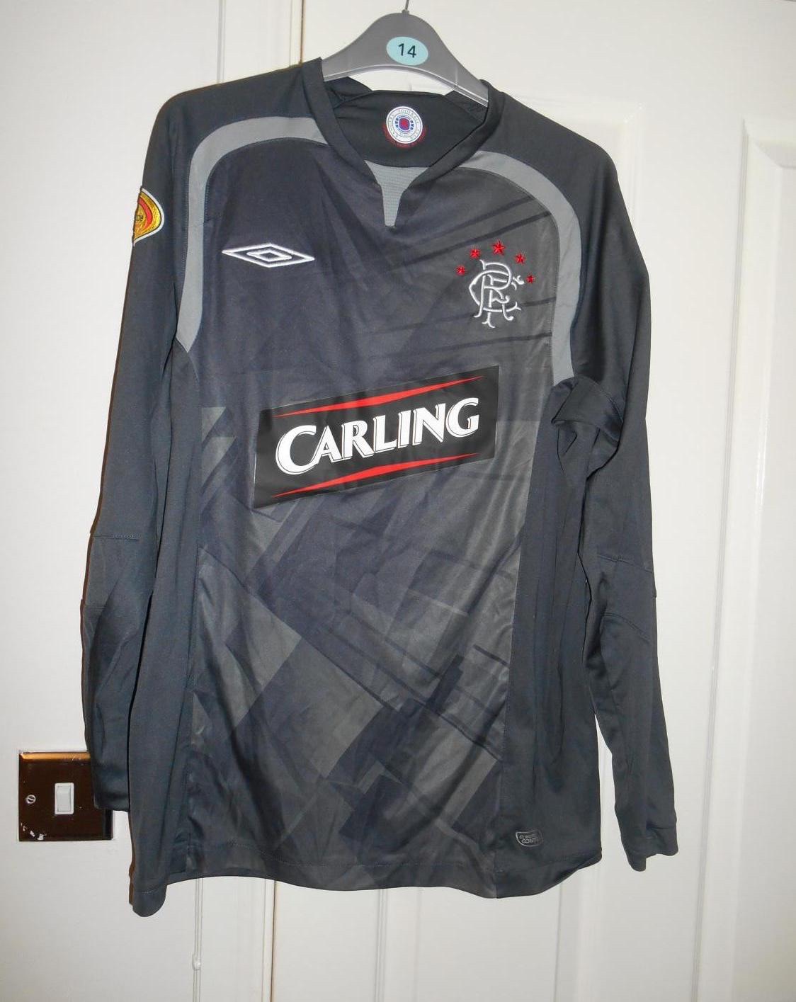 Equipación de portero de Glasgow Rangers 09-10