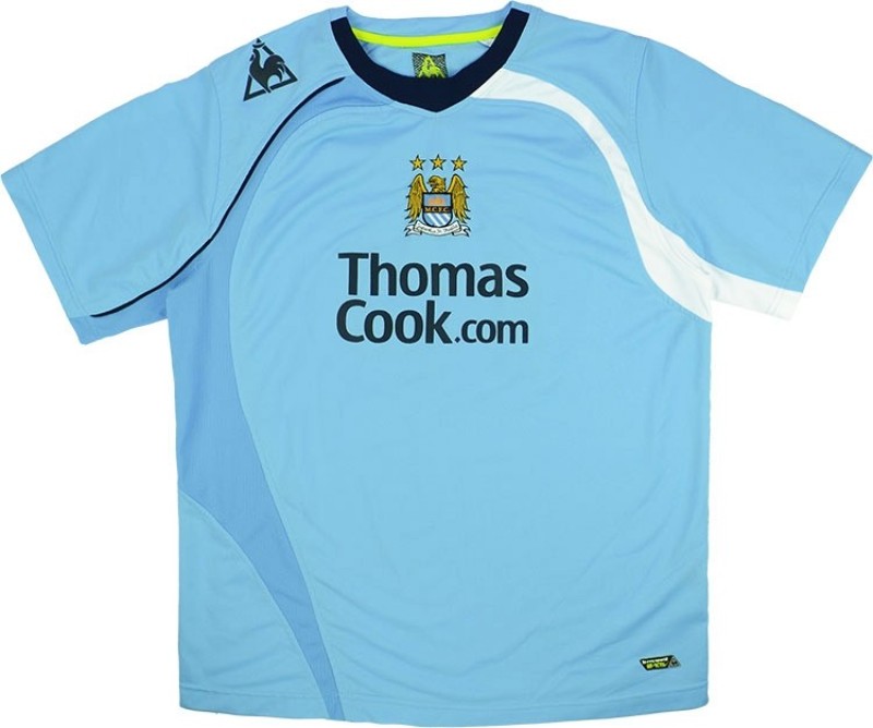 Primera equipación de Man City 08-09