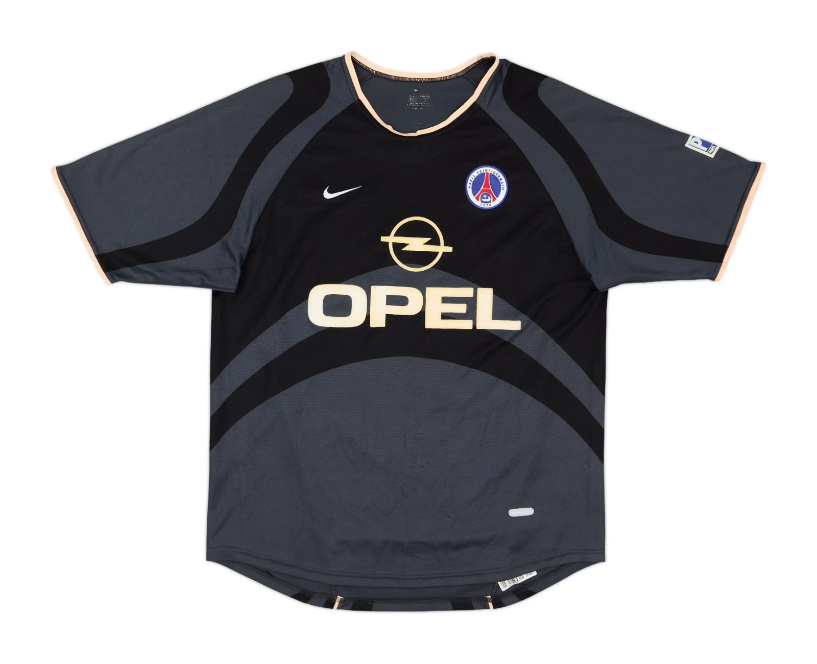 Tercera equipación de Paris Saint-Germain 01-02