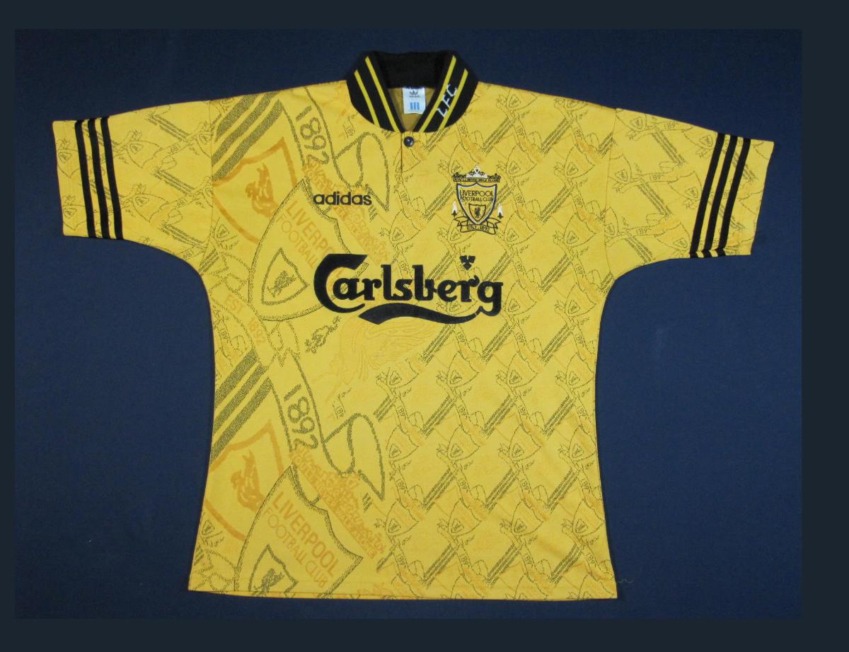 Tercera equipación de LiverpoolFC 95-96