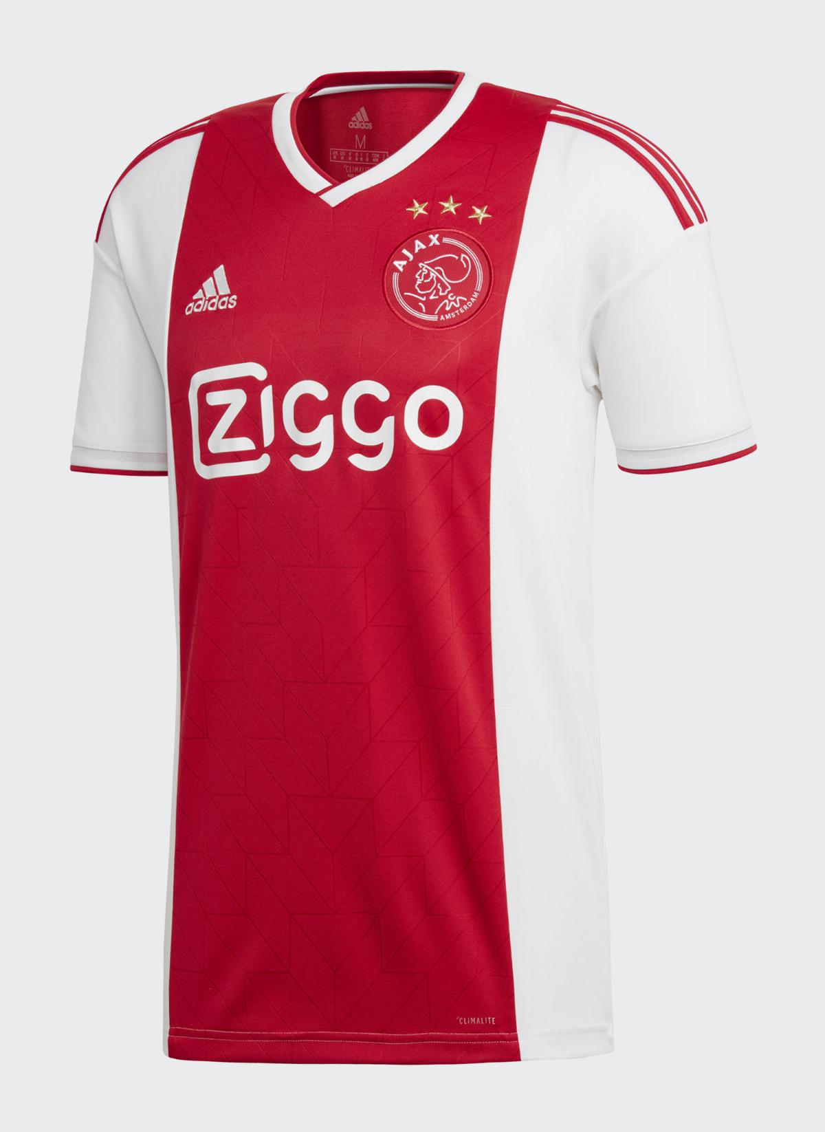 Primera equipación de Ajax 18-19