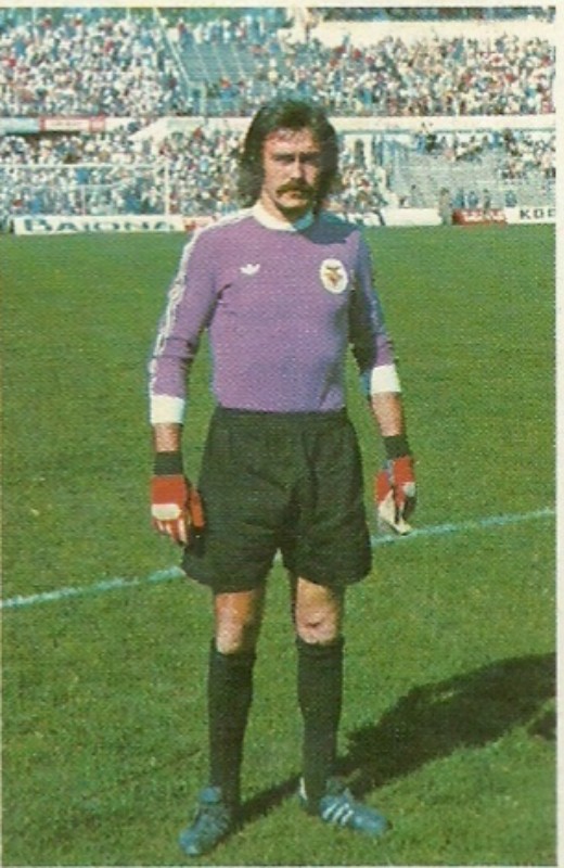 Equipación de portero de Benfica 77-78
