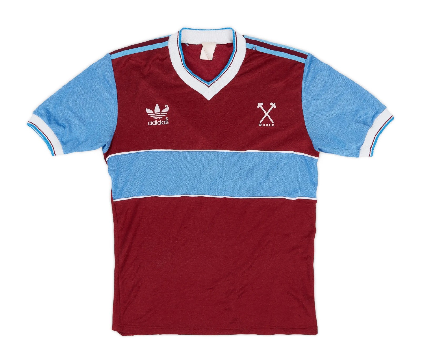 Primera equipación de West Ham United 83-84