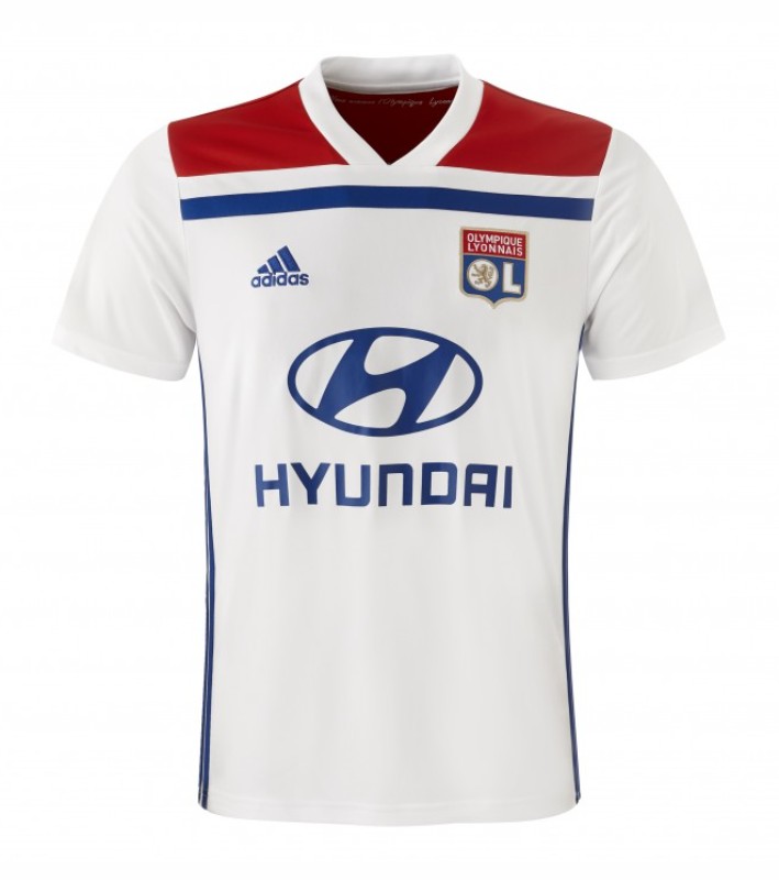 Primera equipación de Olympique de Lyon 18-19