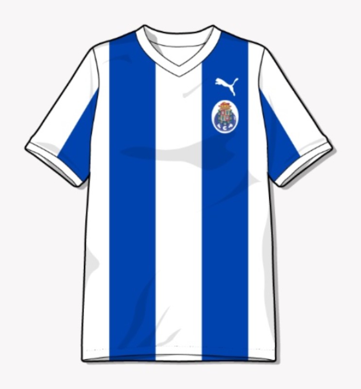 Primera equipación de Oporto 82-83
