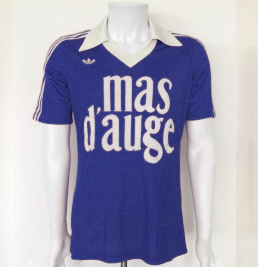 Segunda equipación de Olympique de Marsella 79-80