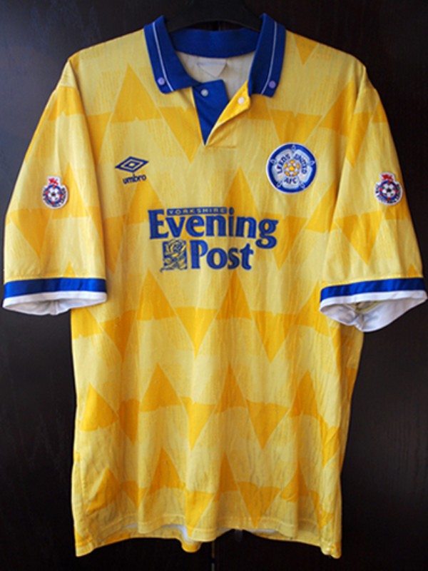 Segunda equipación de Leeds 91-92