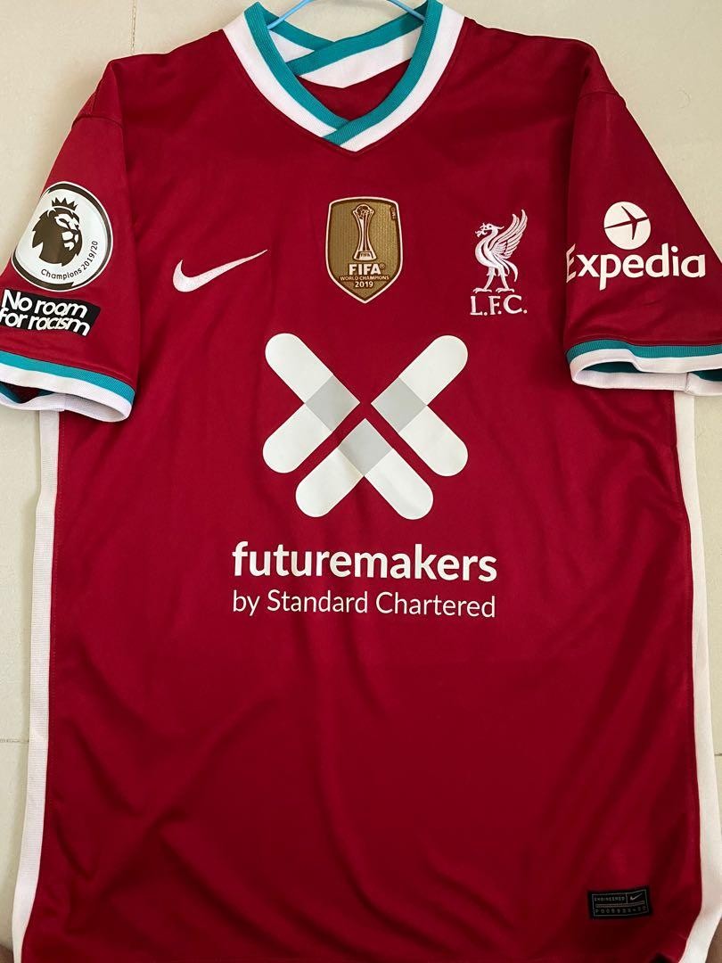 Primera equipación de LiverpoolFC 20-21