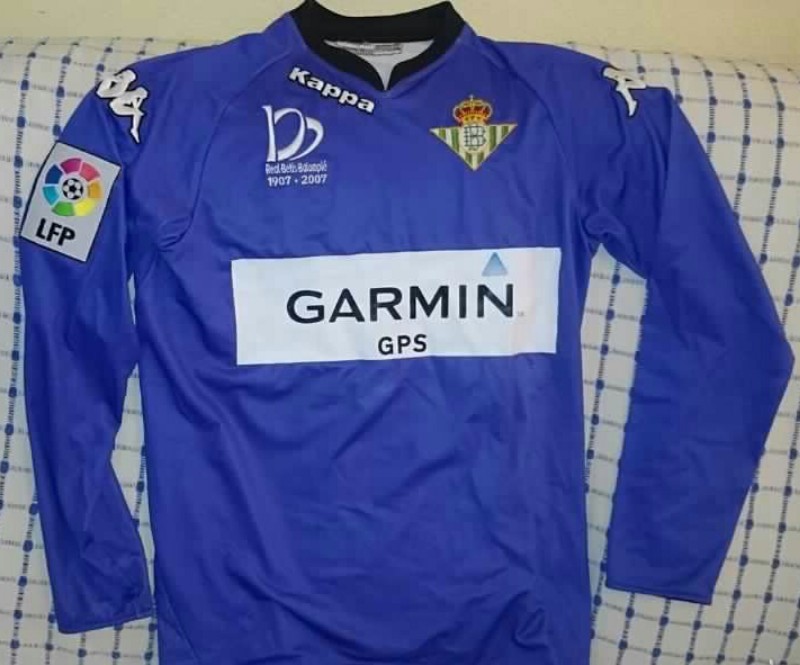 Equipación de portero de Real Betis 07-08