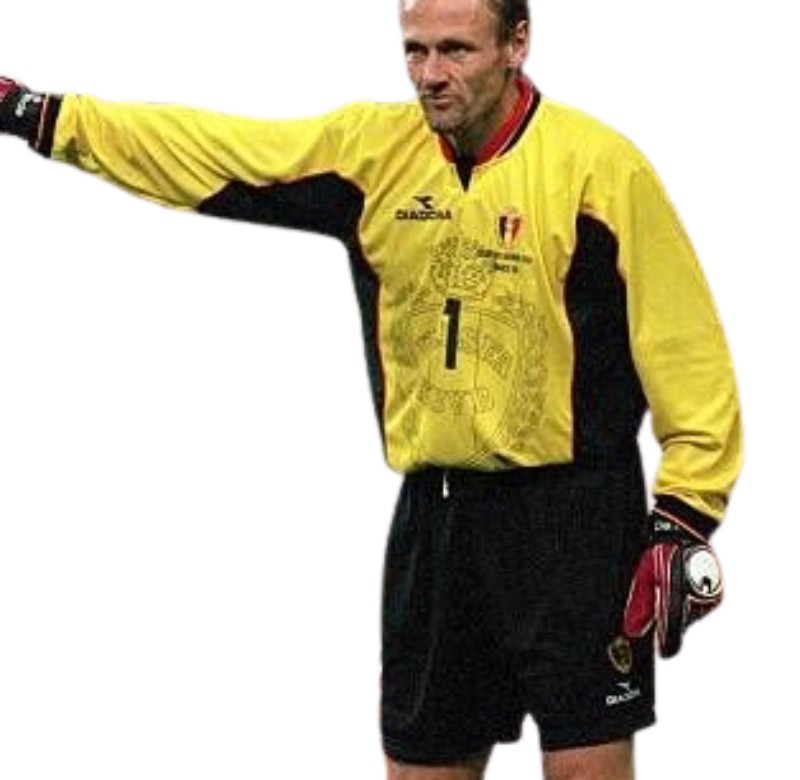 Equipación de portero de Bélgica 1998