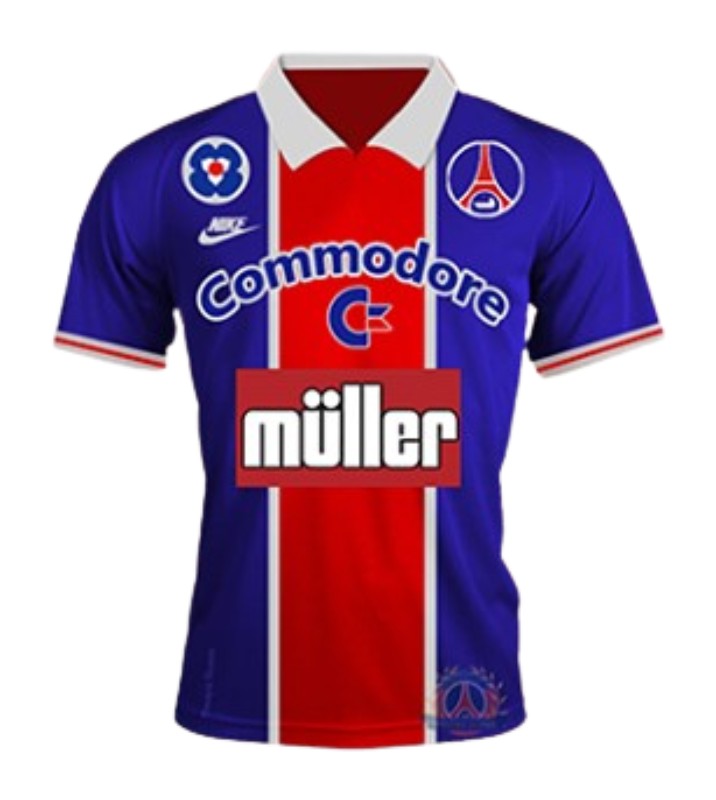 Segunda equipación de Paris Saint-Germain 91-92
