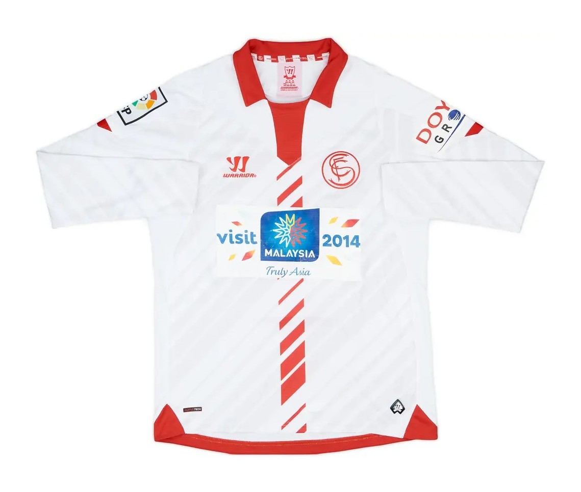 Primera equipación de Sevilla FC 13-14