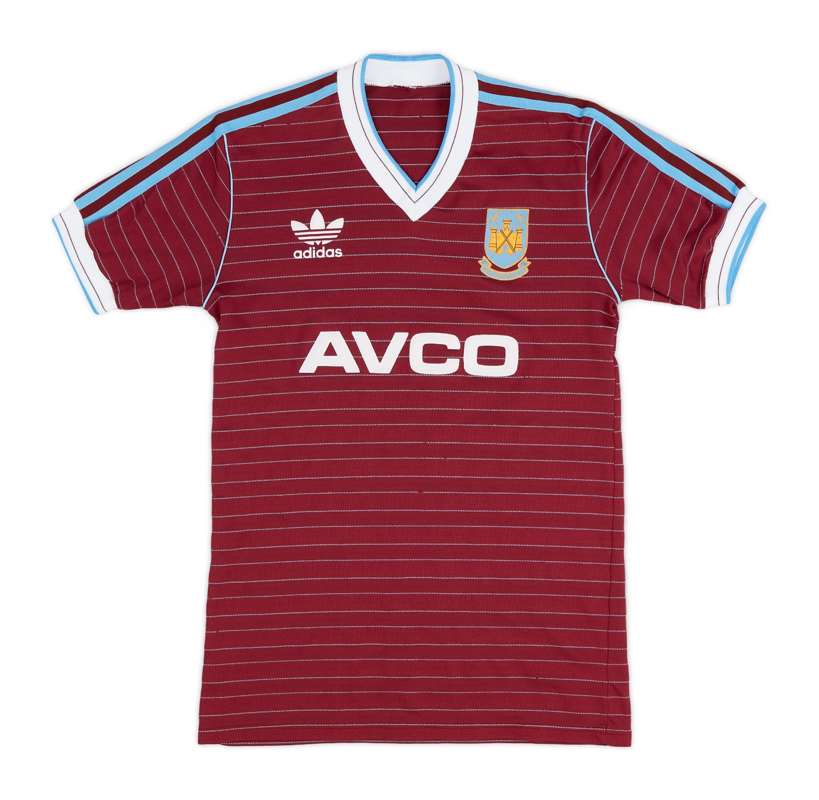 Primera equipación de West Ham United 86-87