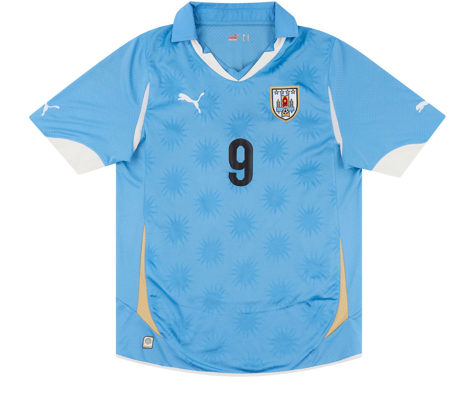 Primera equipación de Uruguay 2010