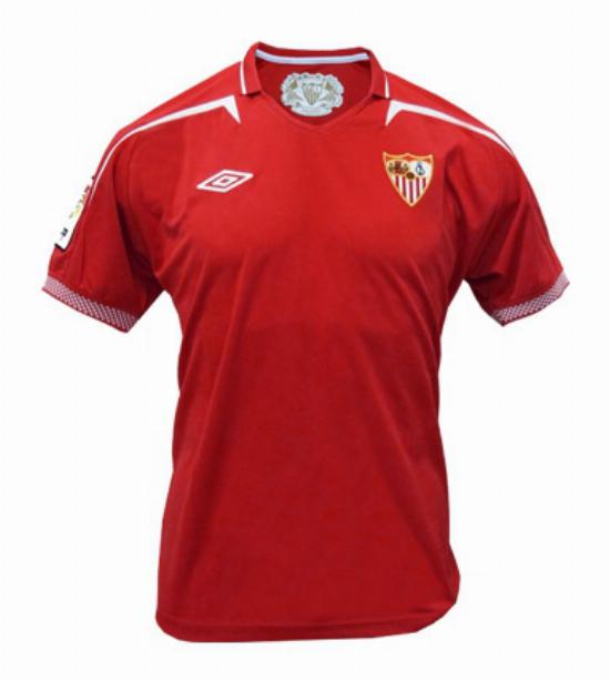 Segunda equipación de Sevilla FC 12-13