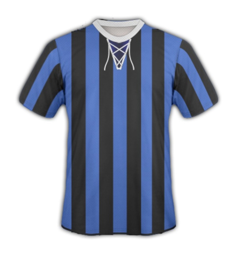 Primera equipación de Inter de Milán 1911-12