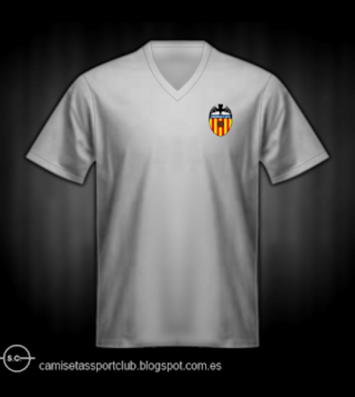 Primera equipación de Valencia 59-60