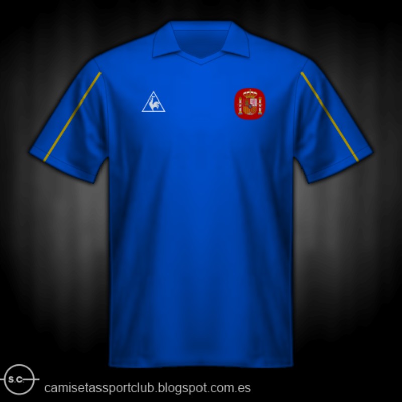Tercera equipación de España 1986