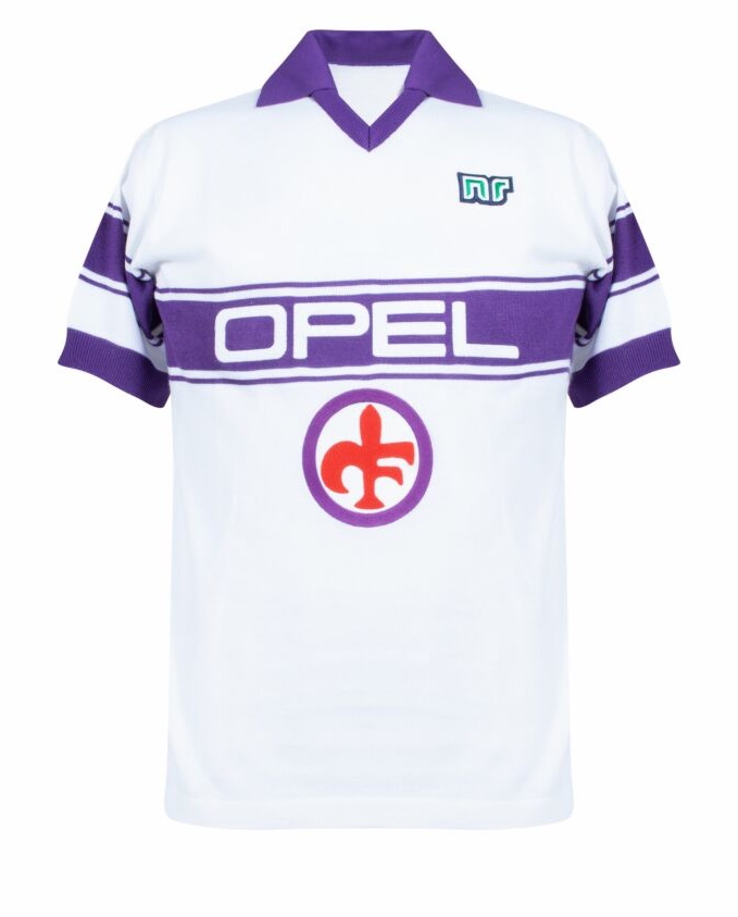Segunda equipación de Fiorentina 84-85
