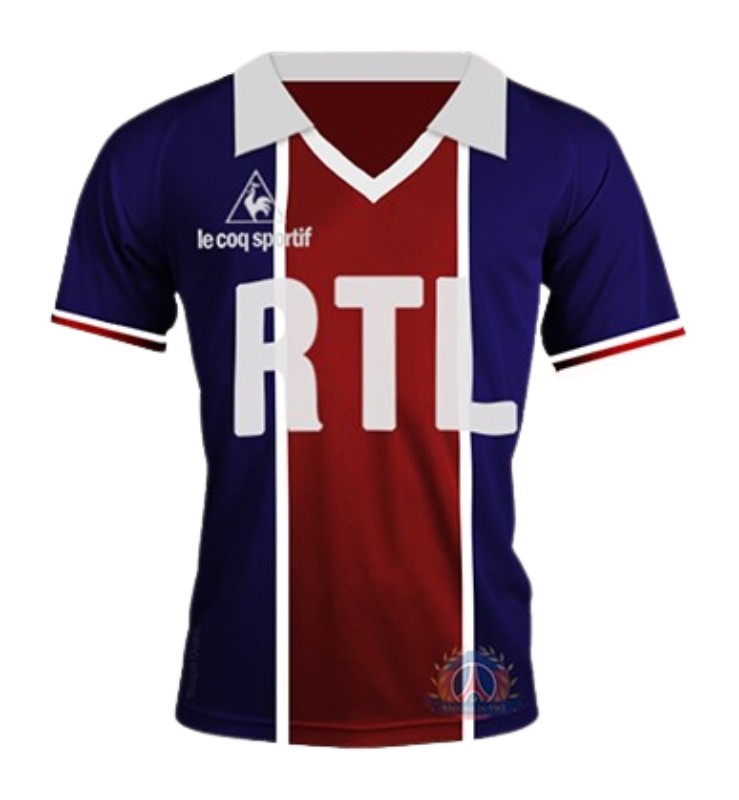 Primera equipación de Paris Saint-Germain 80-81