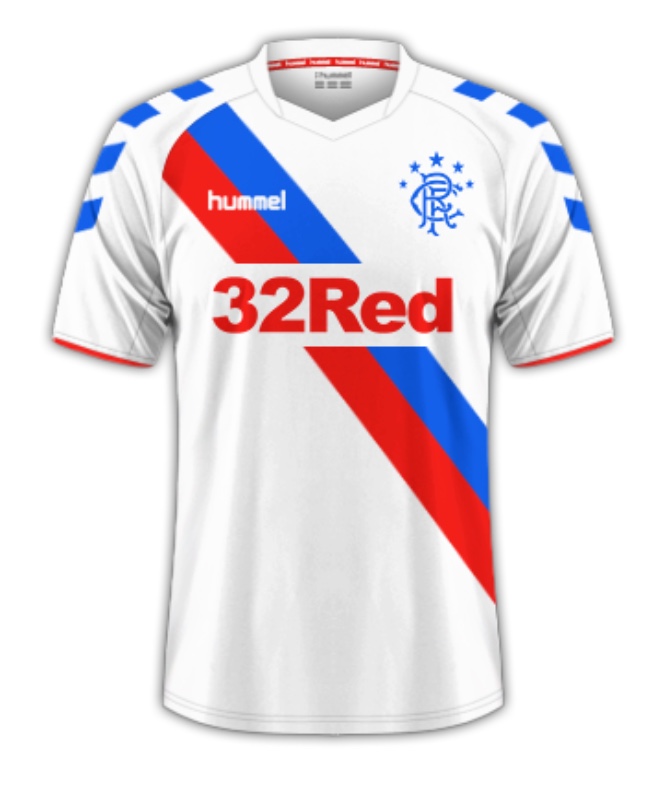 Segunda equipación de Glasgow Rangers 18-19