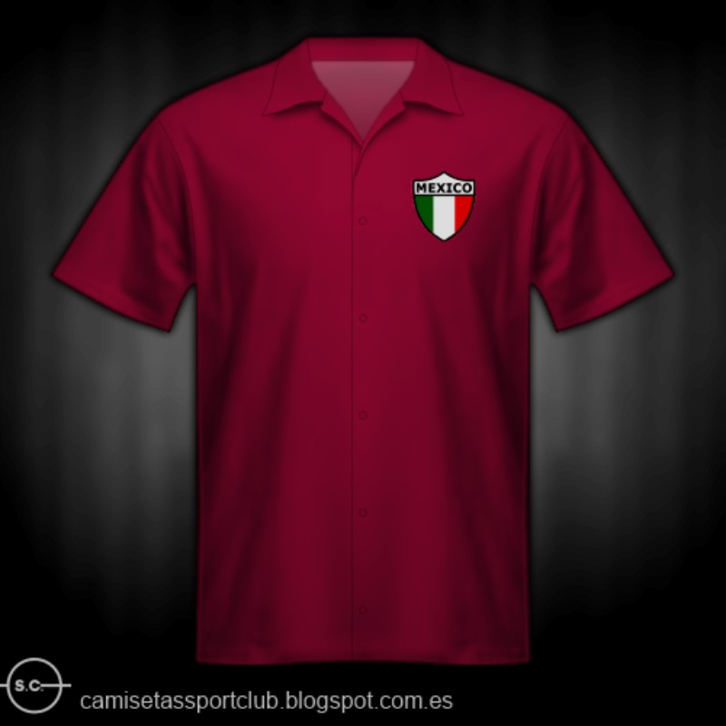 Primera equipación de México 1954