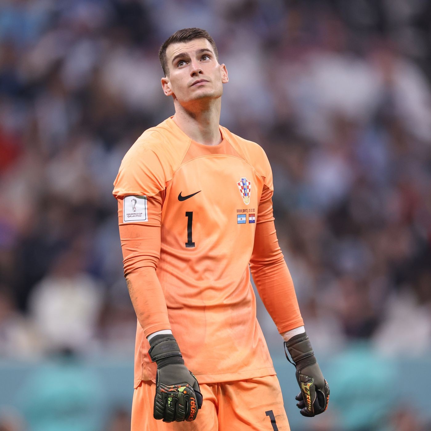 Equipación de portero de Croacia 2022