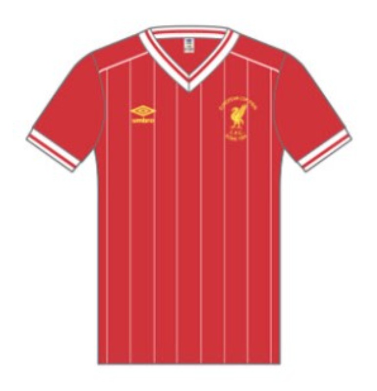 Equipación especial de LiverpoolFC 83-84