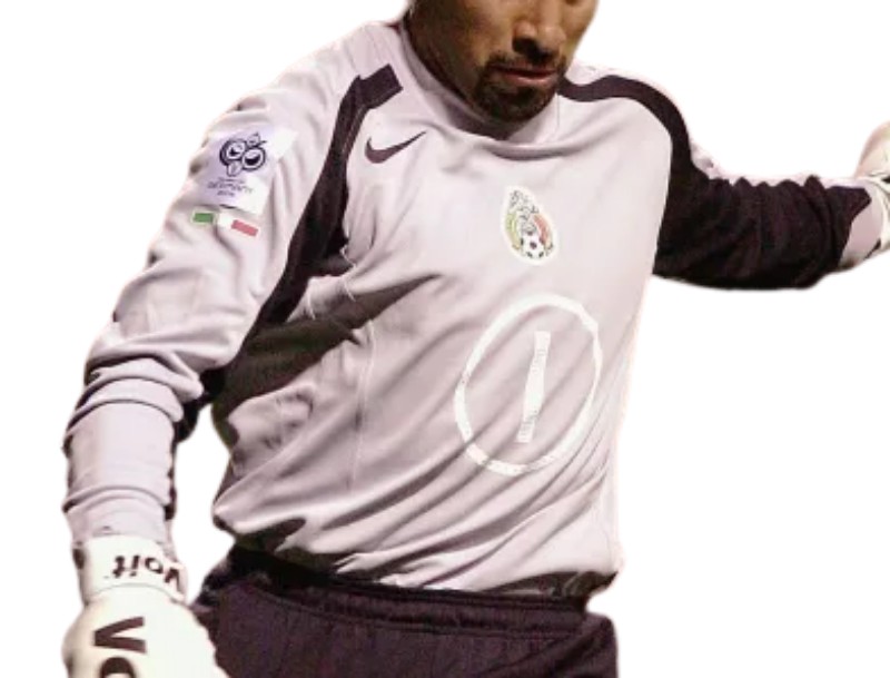Equipación de portero de México 2005
