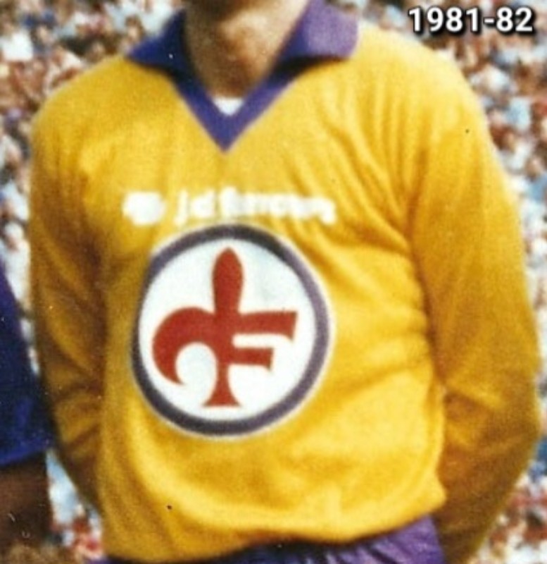 Equipación de portero de Fiorentina 81-82