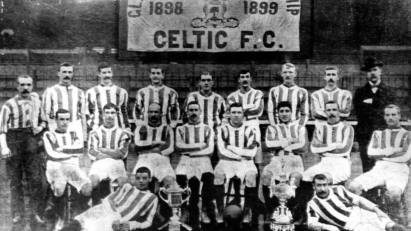 Primera equipación de Celtic 1898-99