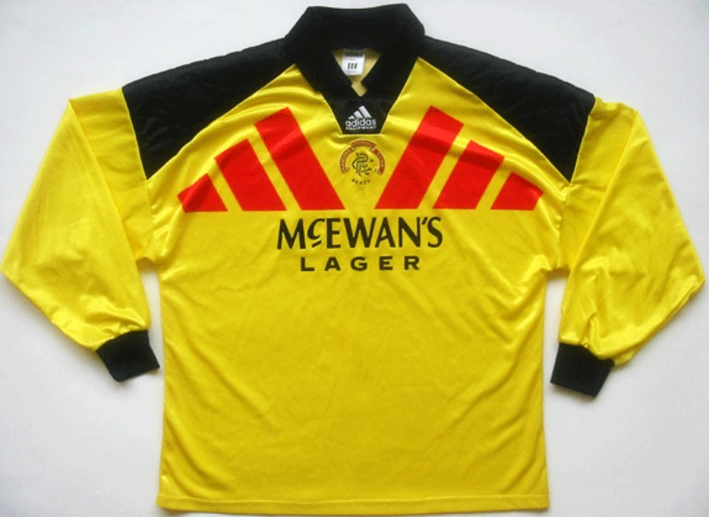 Equipación de portero de Glasgow Rangers 93-94