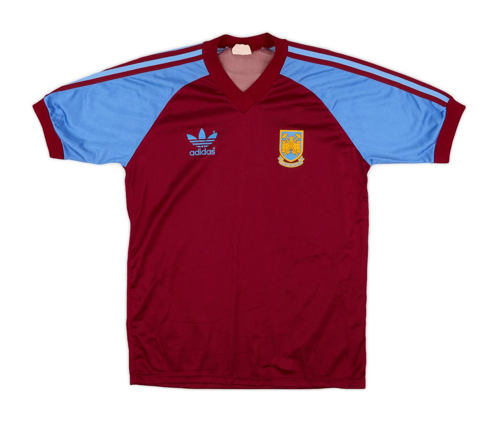 Primera equipación de West Ham United 81-82