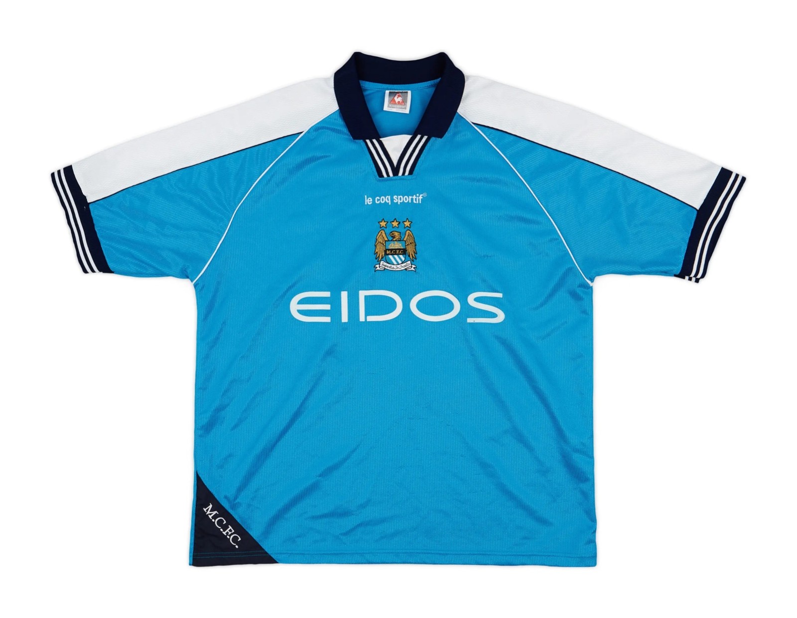 Primera equipación de Man City 99-00