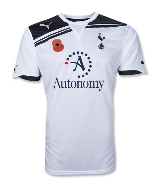 Primera equipación de Tottenham 10-11