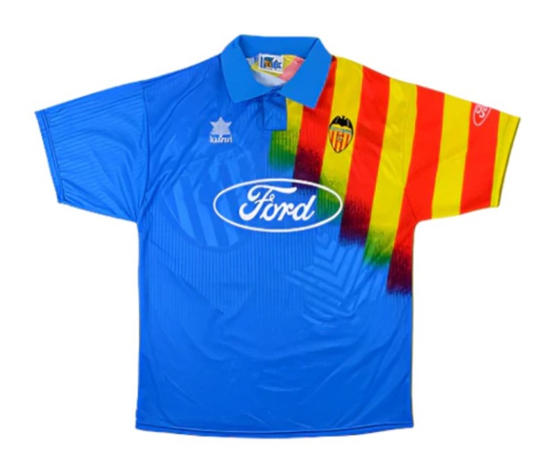 Segunda equipación de Valencia 95-96
