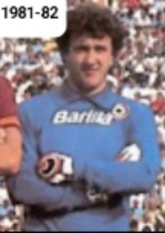 Equipación de portero de Roma 81-82