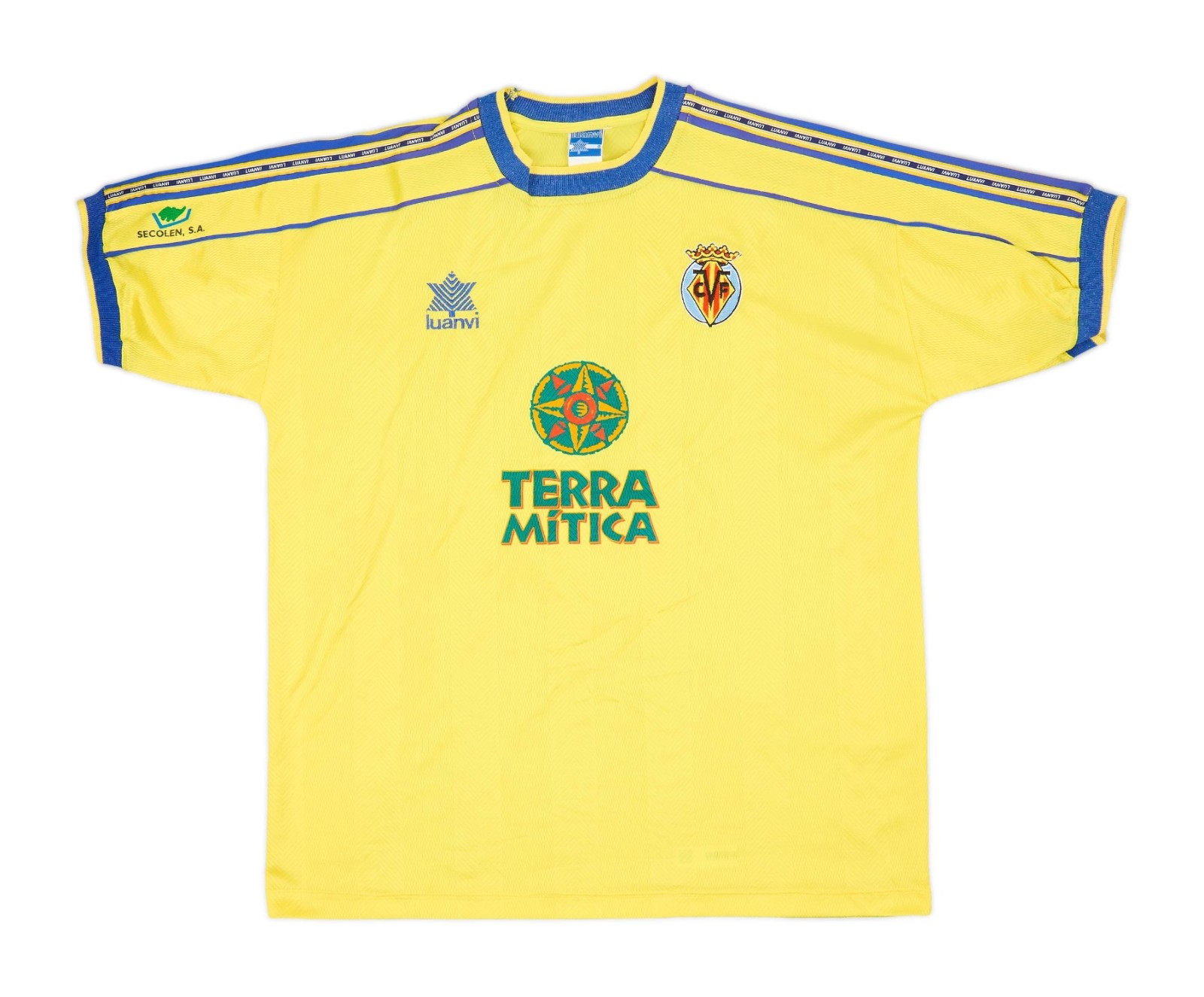 Primera equipación de Villarreal 98-99