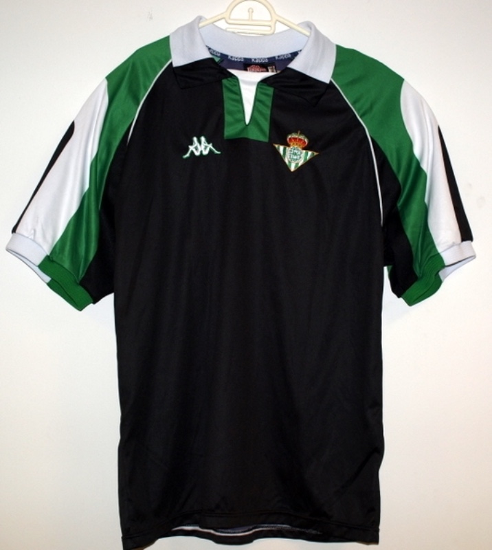 Tercera equipación de Real Betis 01-02