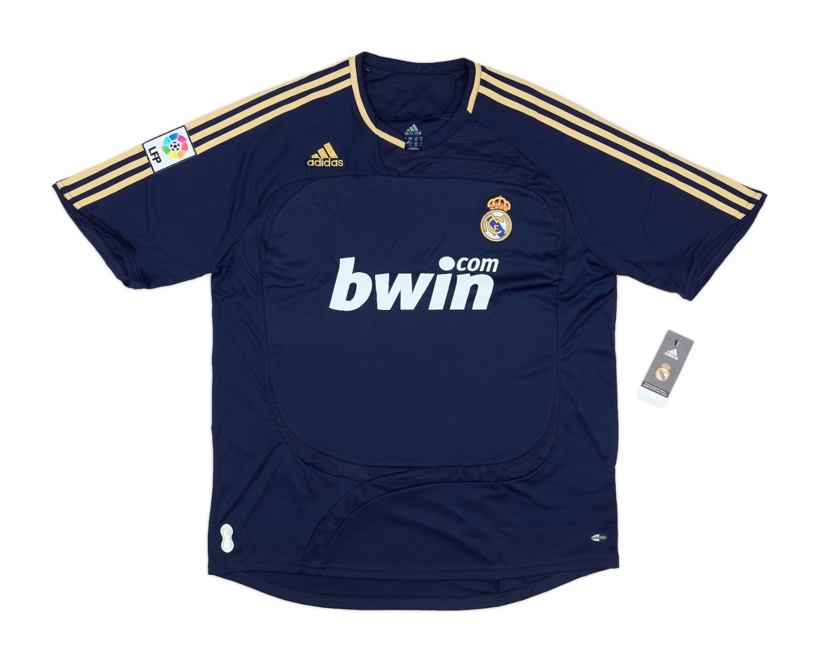 Segunda equipación de Real Madrid 07-08