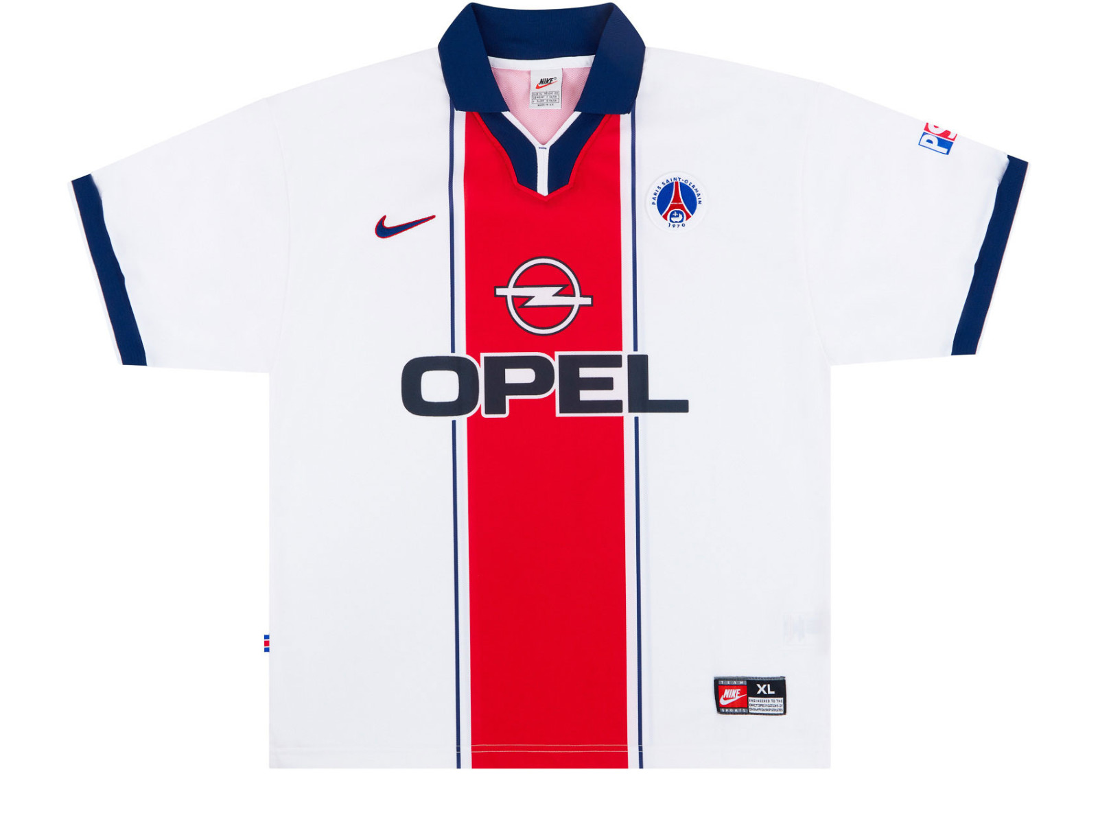 Segunda equipación de Paris Saint-Germain 97-98